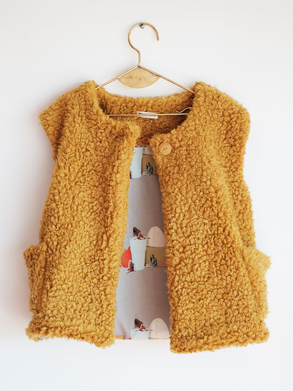 Boys & Girls Yellow "CELIA" Vest