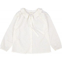 Girls Gold Cotton Blouser