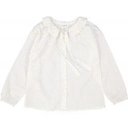 Girls Gold Cotton Blouser