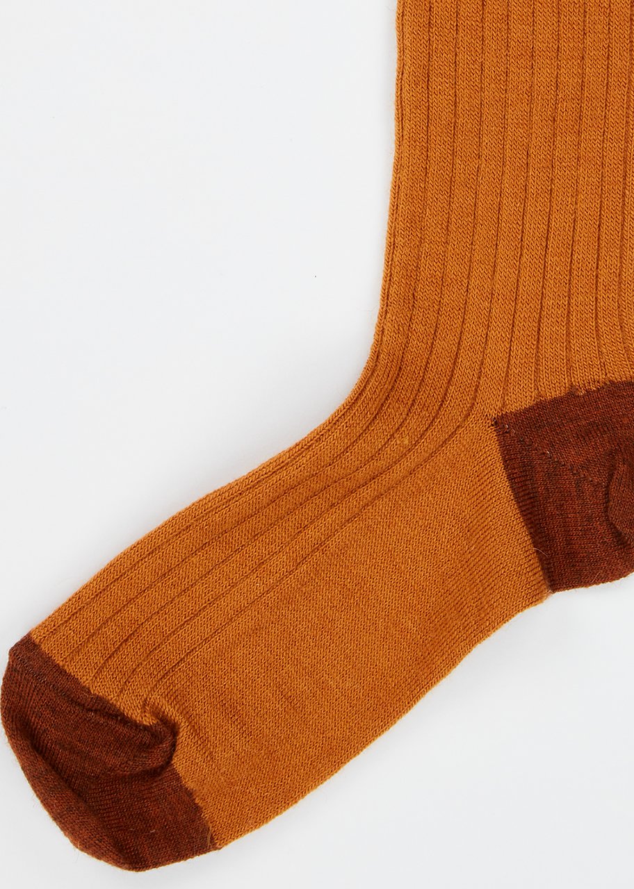 Boys & Girls Russet Rib Knee Socks