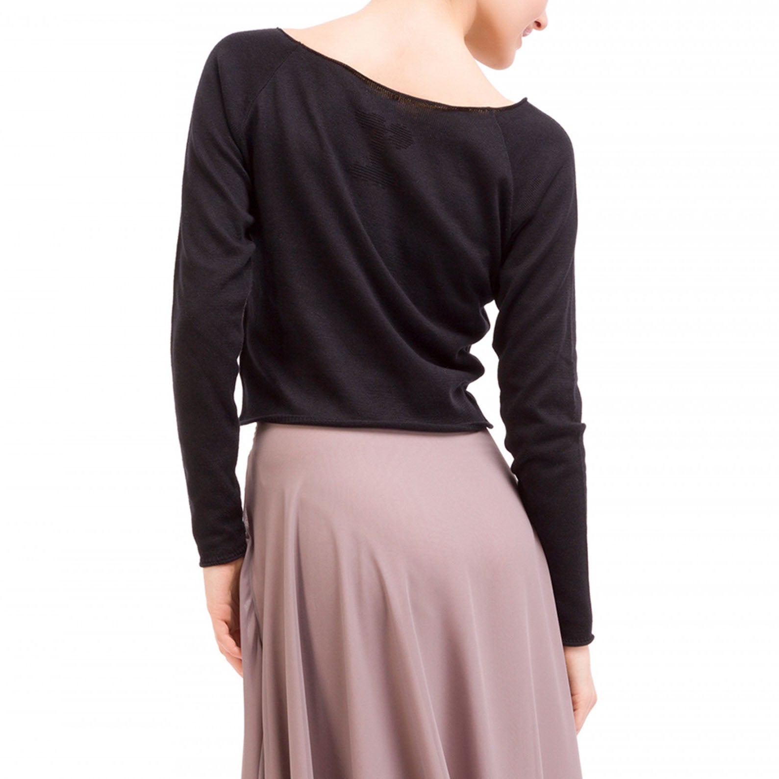 Girls Black Ballet Top