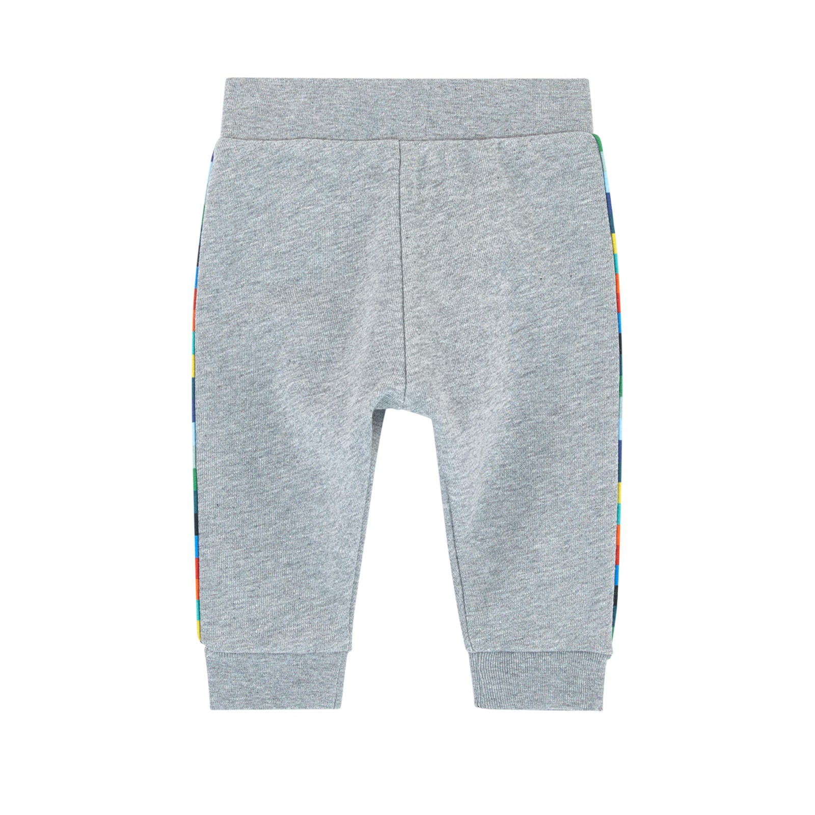 Baby Boys Marl Grey Cotton Trousers