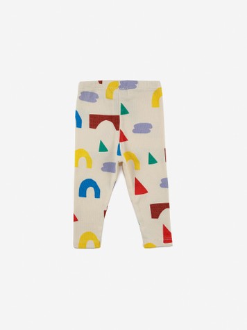 Baby Boys & Girls White Leggings
