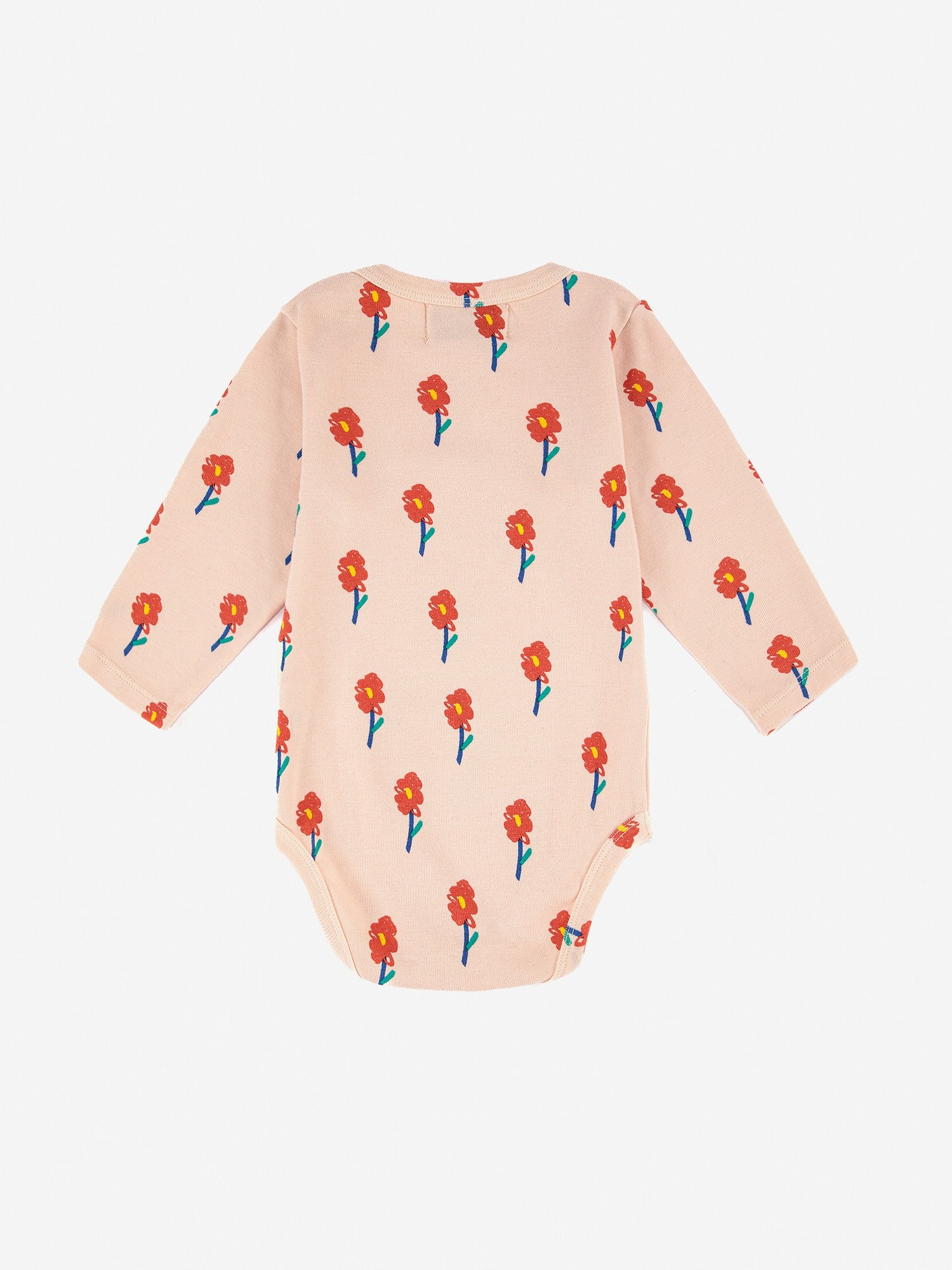 Baby Boys & Girls Pink Flowers Babysuit