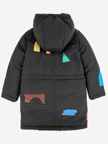 Boys & Girls Grey Reversible Padded Coat