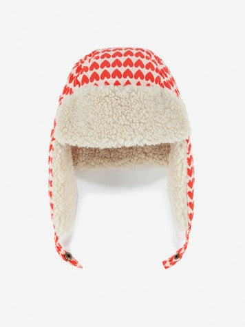 Boys & Girls Red Hearts Hat