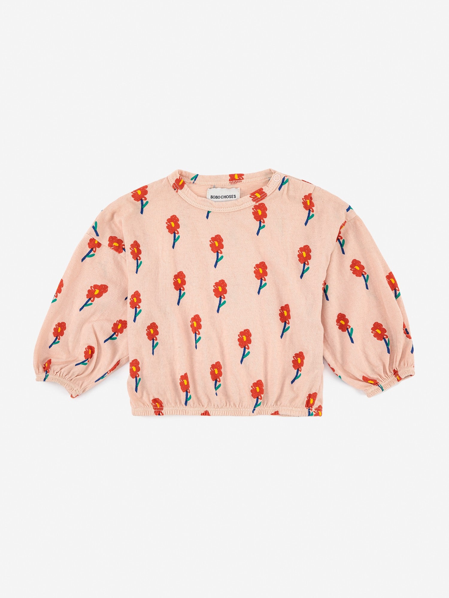 Baby Girls Pink Flowers T-shirt