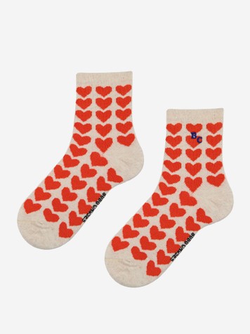 Boys & Girls Red Cotton Socks