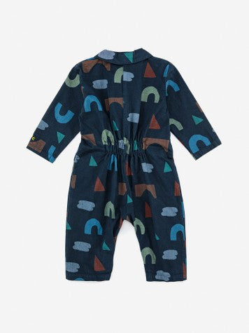 Baby Boys & Girls Navy Babysuit