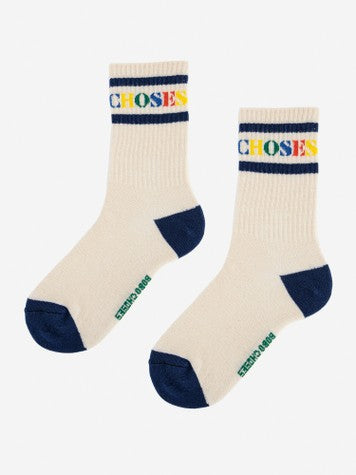 Boys & Girls White Cotton Socks