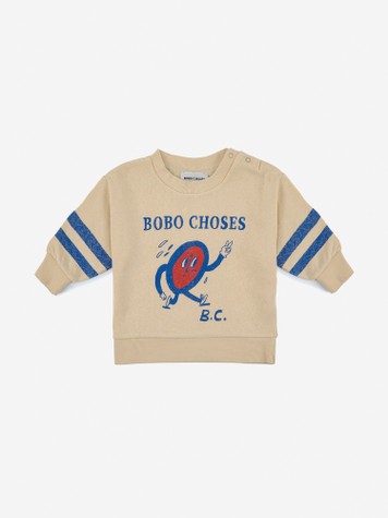 Baby Boys & Girls Beige Sweatshirt