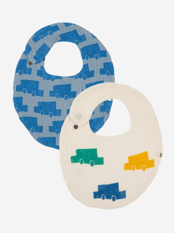 Baby Boys & Girls Blue Bib Set