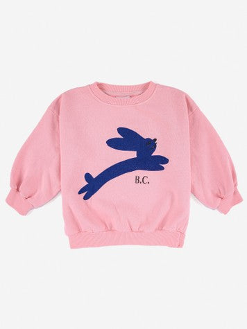 Boys & Girls Pink Printed Sweatshirt