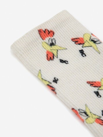 Boys & Girls White Cotton Socks