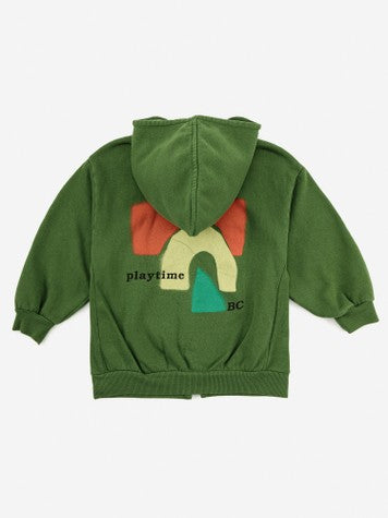 Boys & Girls Green Zip-Up Top