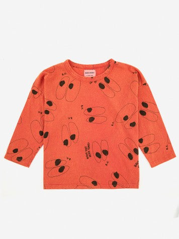 Boys & Girls Red Cotton T-Shirt