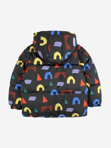 Boys & Girls Grey Padded Jacket