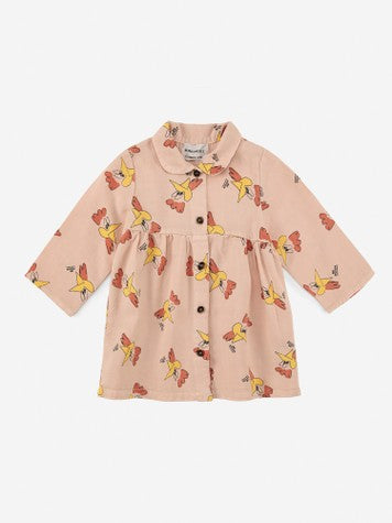 Baby Girls Light Pink Printed Dress