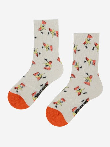 Boys & Girls White Cotton Socks