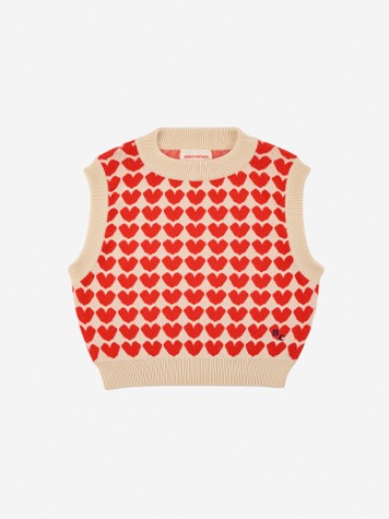 Boys & Girls Red Hearts Vest