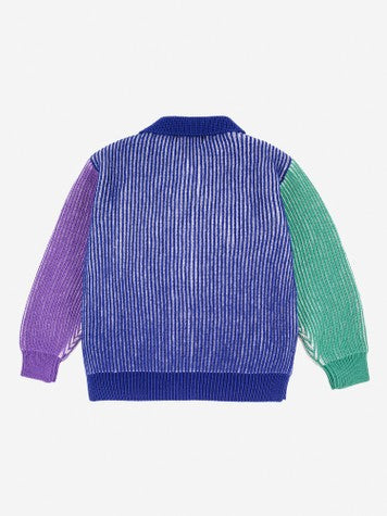 Boys & Girls Blue Wool Cardigan
