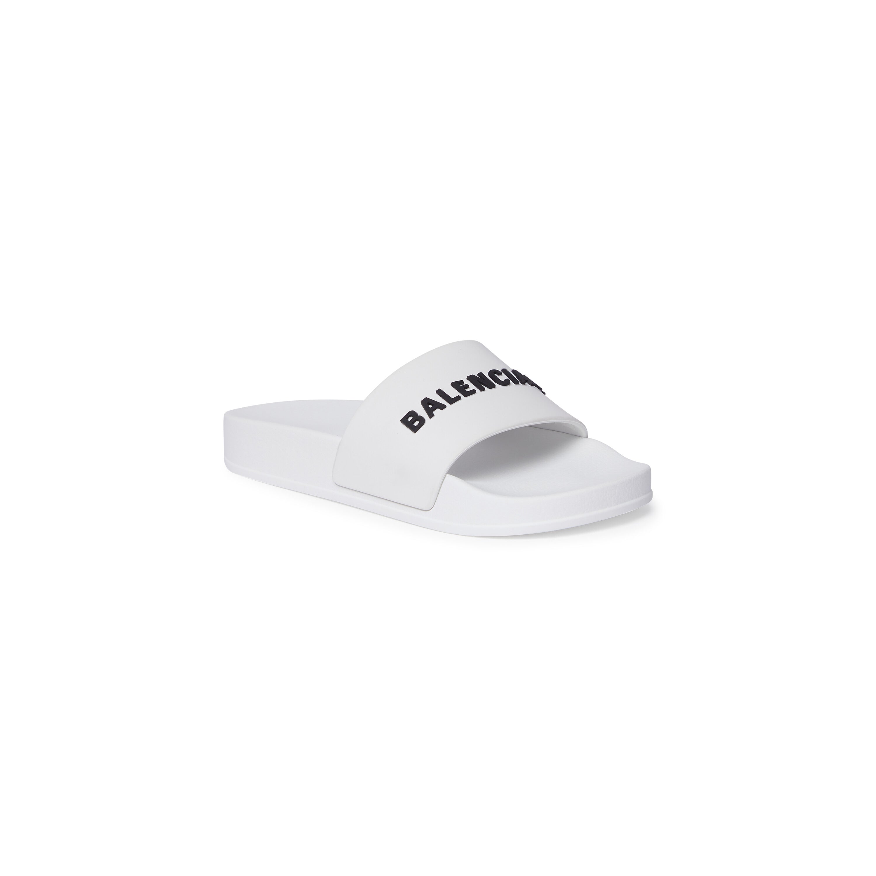 Boys & Girls White Logo Sandals