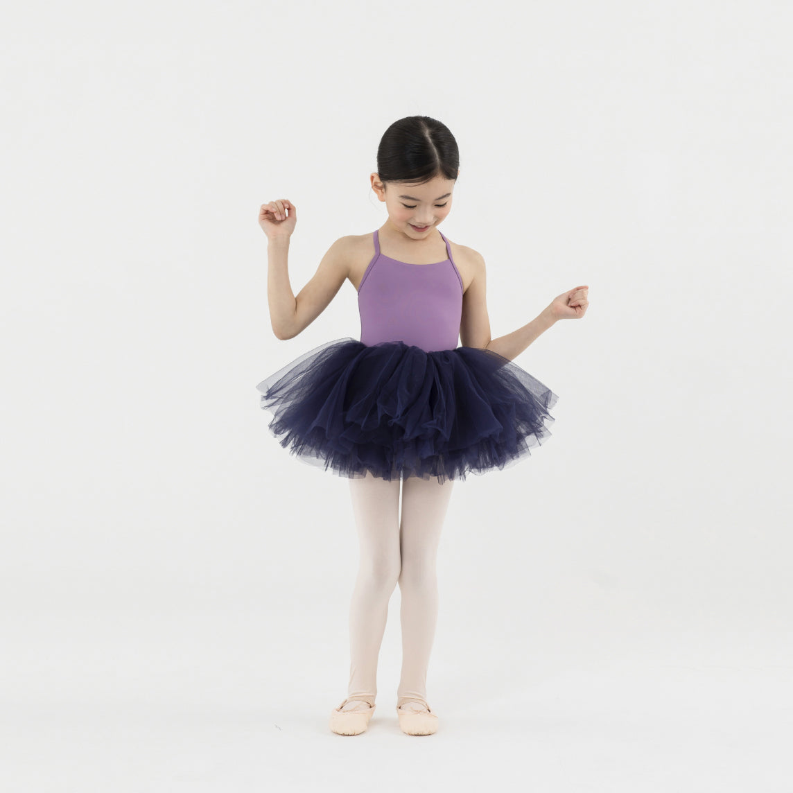 Jupe de ballet marine pour fille