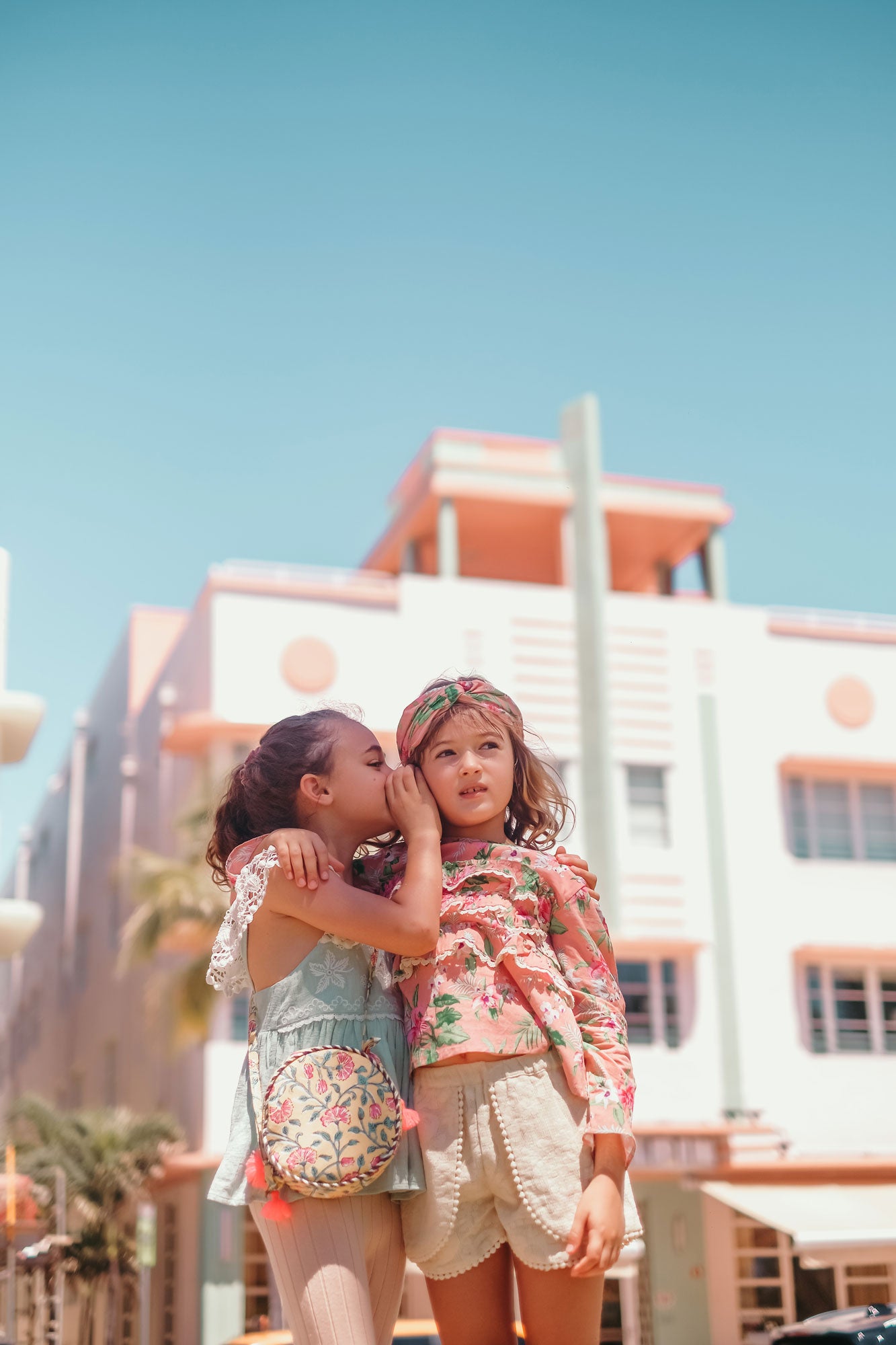Girls Cream Baroque Lace Shorts