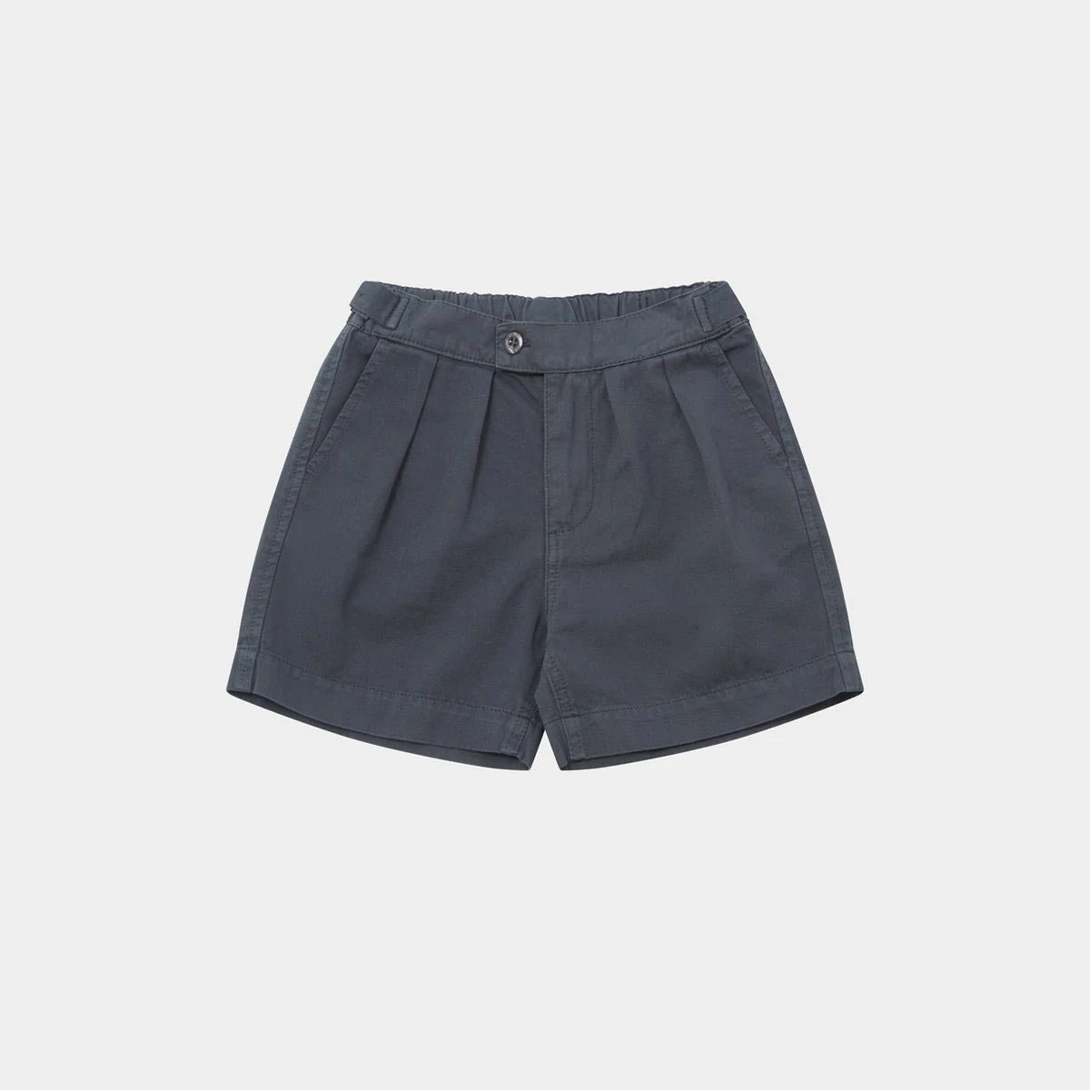 Boys & Girls Dark Grey Cotton Shorts