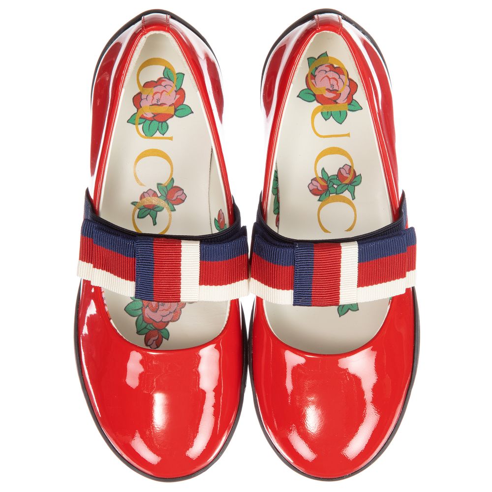 Girls Red Shoes