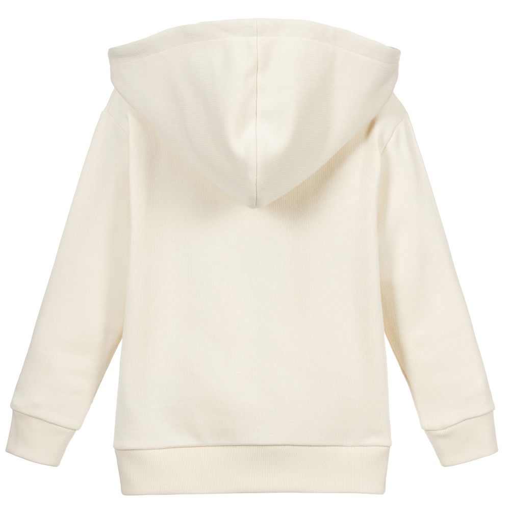 Boys & Girls White GG Hoodie