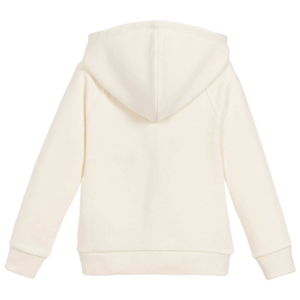 Boys & Girls White Logo Sweatshirt