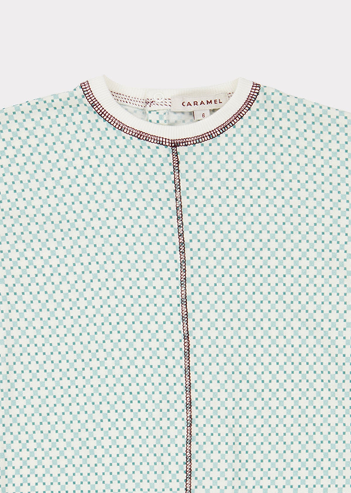 Grenouillère en coton vert clair pour bébés filles