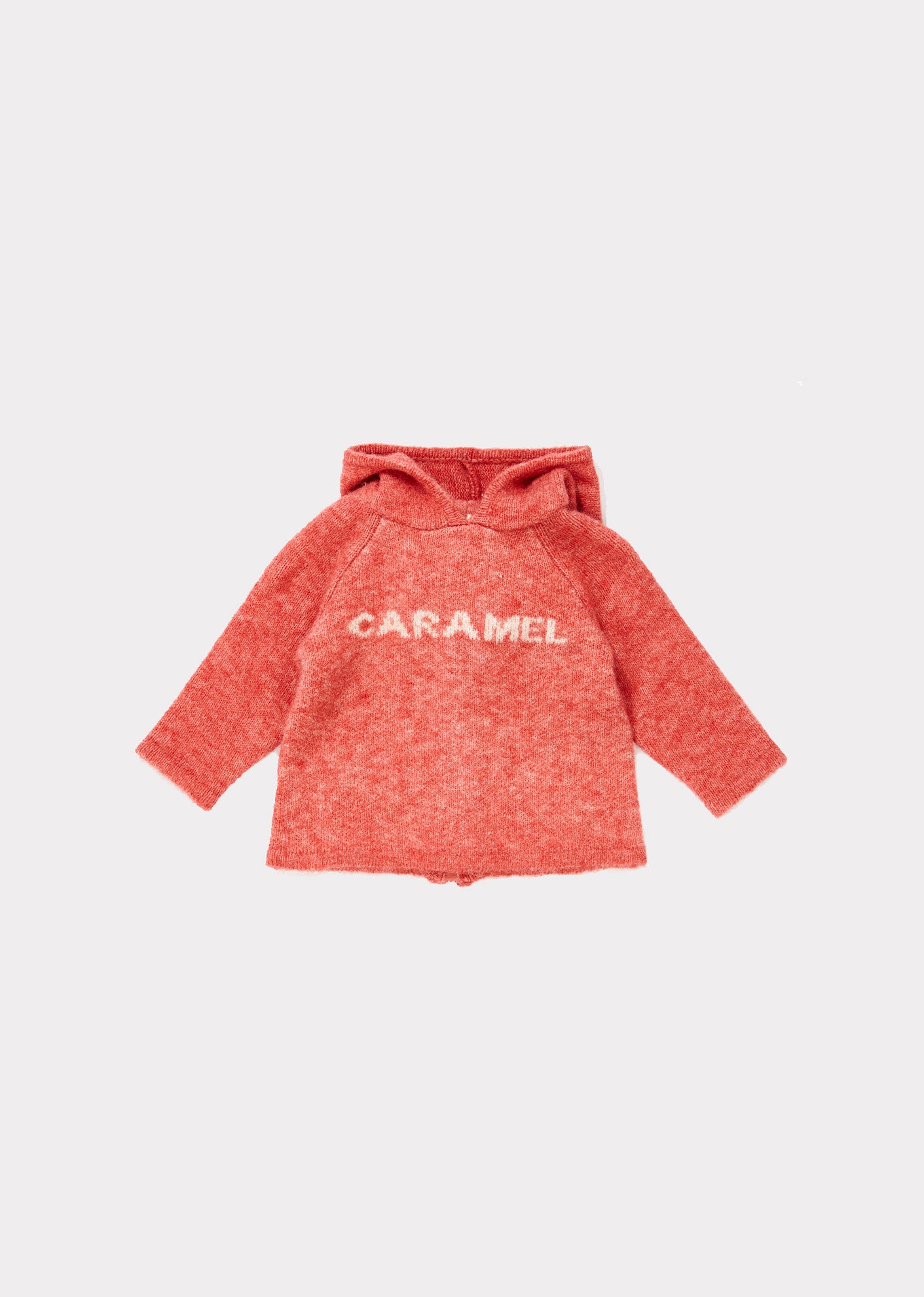 Baby Girls Pink Hooded Logo Sweater