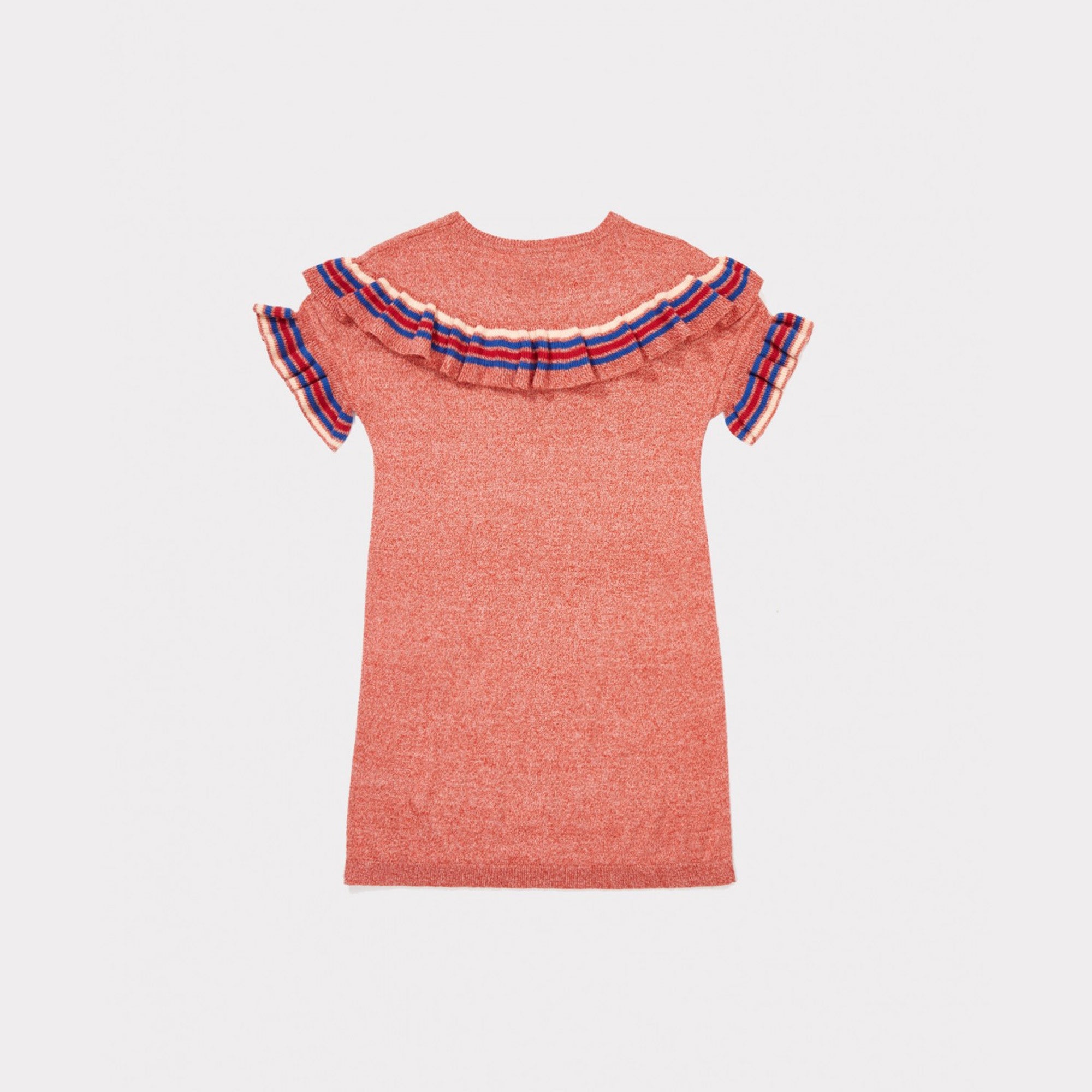 Girls Strawberry Cotton Knitwear Dress