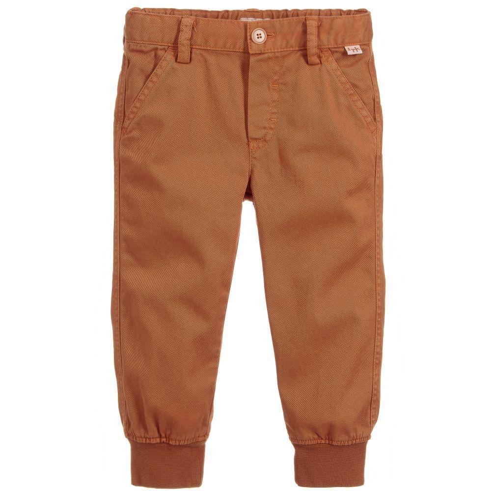 Baby Boys Cinnamon Cotton Trousers