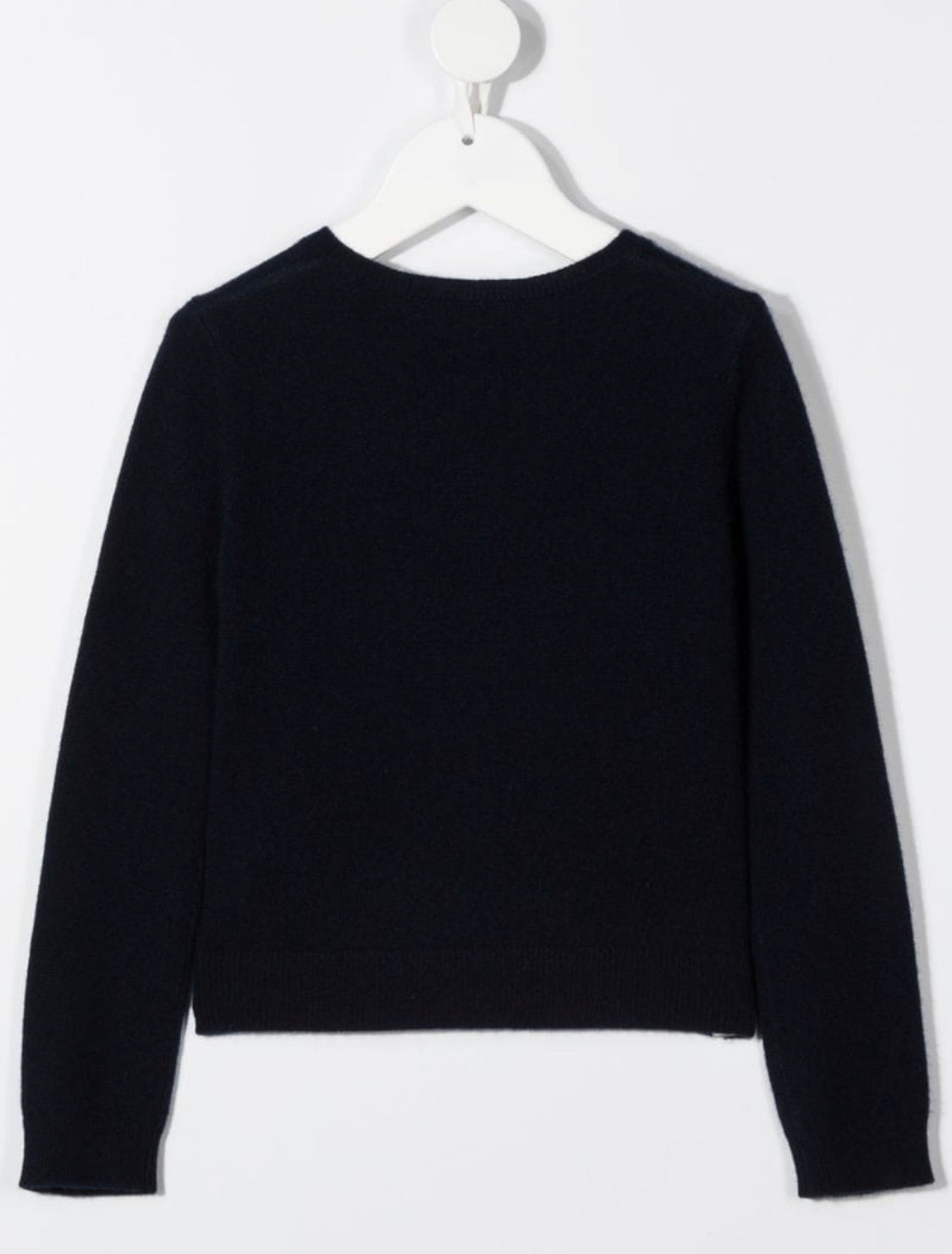 Girls Navy Cashmere Cardigan