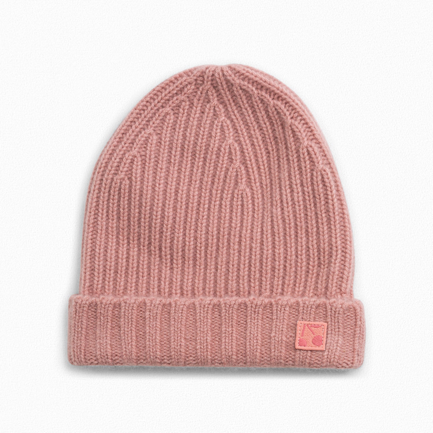 Girls Medium Pink Cashmere Beanie