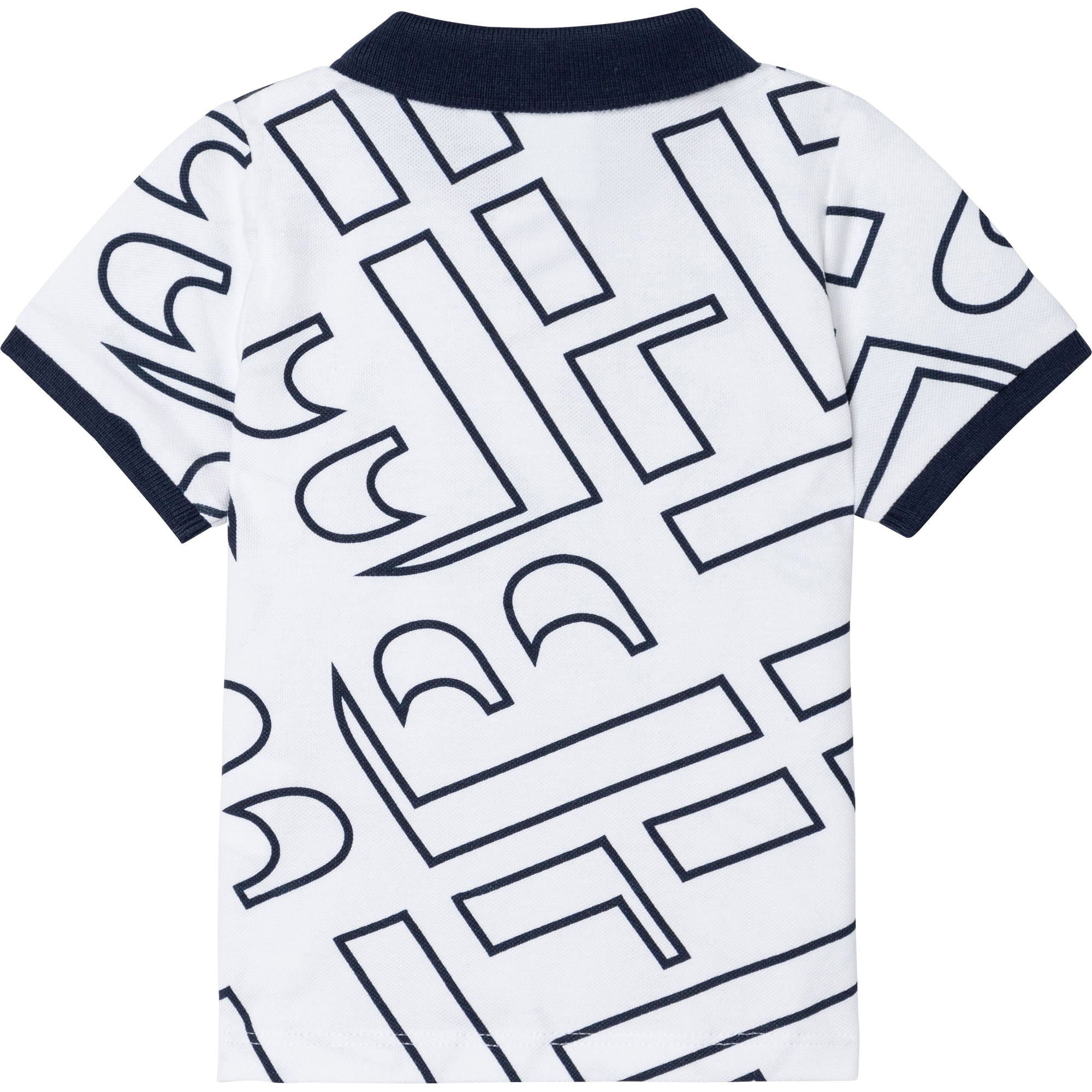 Baby Boys White Logo Polo Shirt