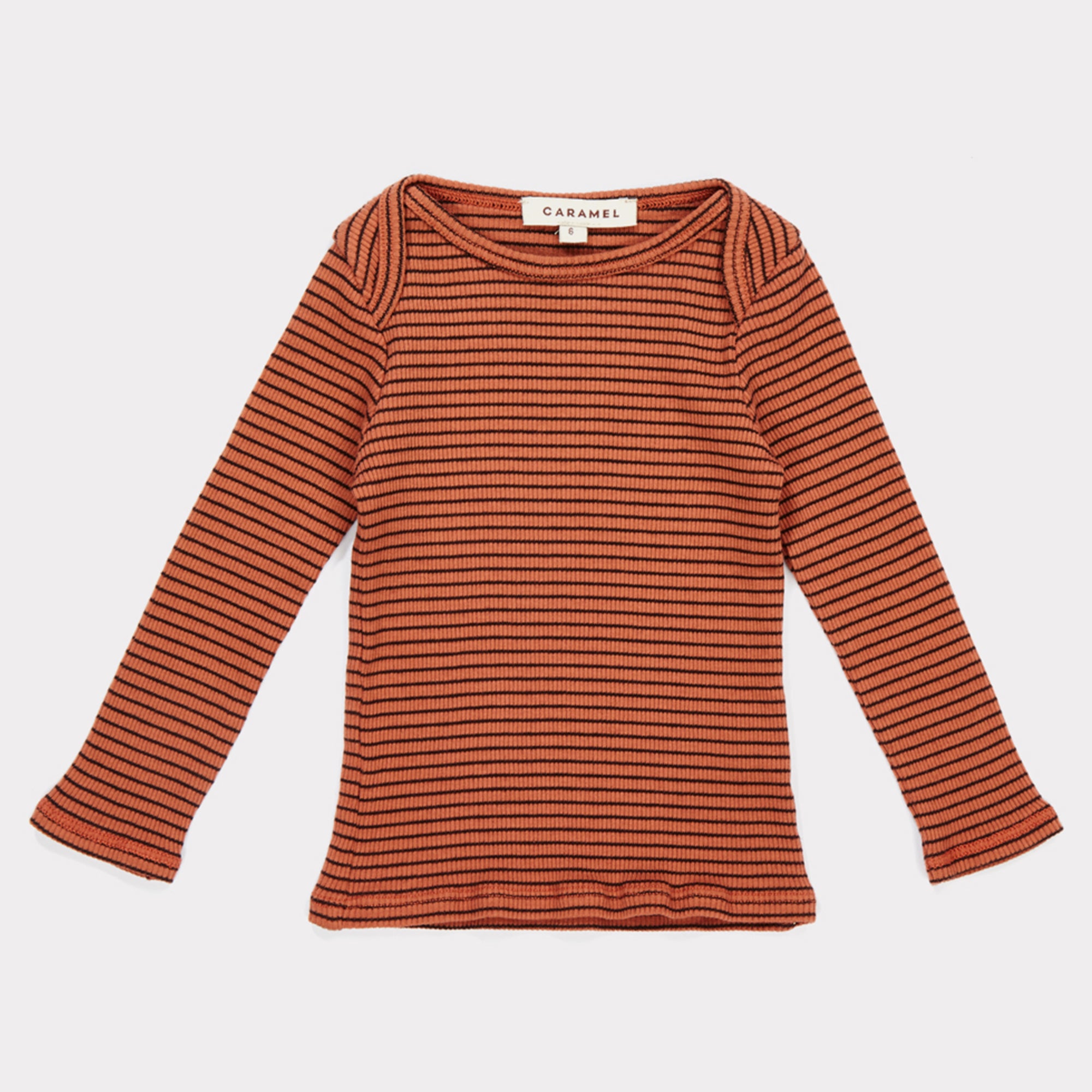 Baby Rust Cotton Rib T-shirt