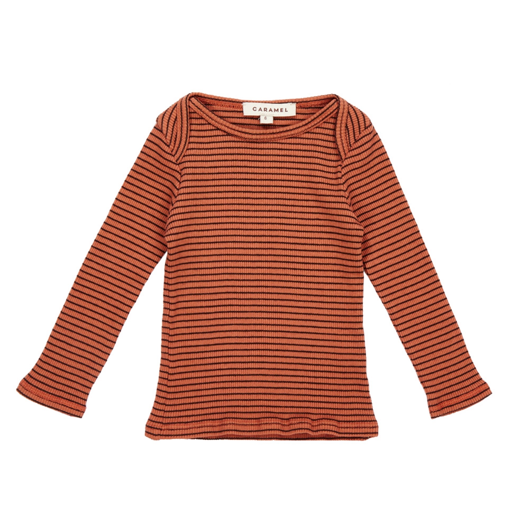 Baby Rust Cotton Rib T-shirt