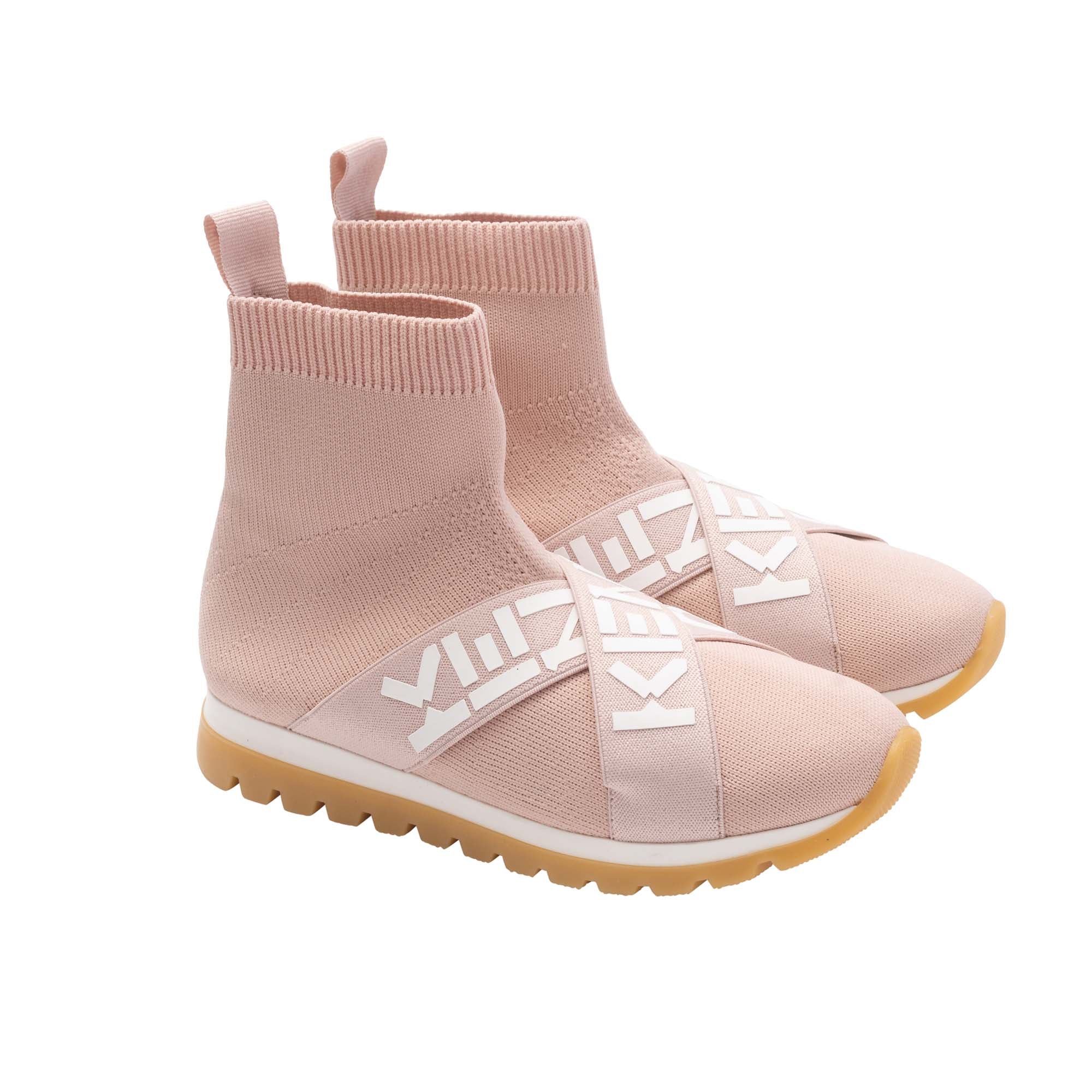 Girls Pink Logo Shoes