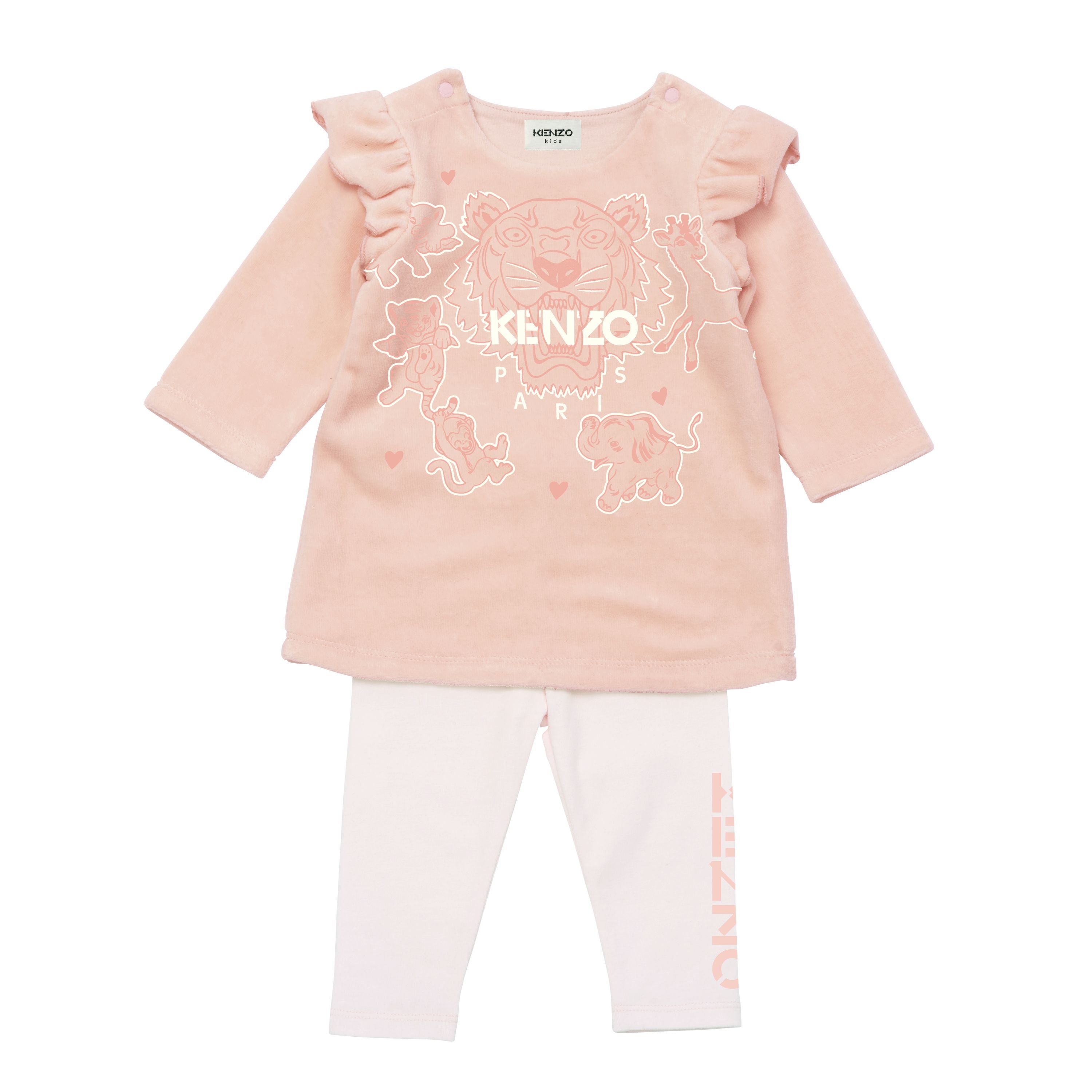 Baby Girls Pink Logo Set