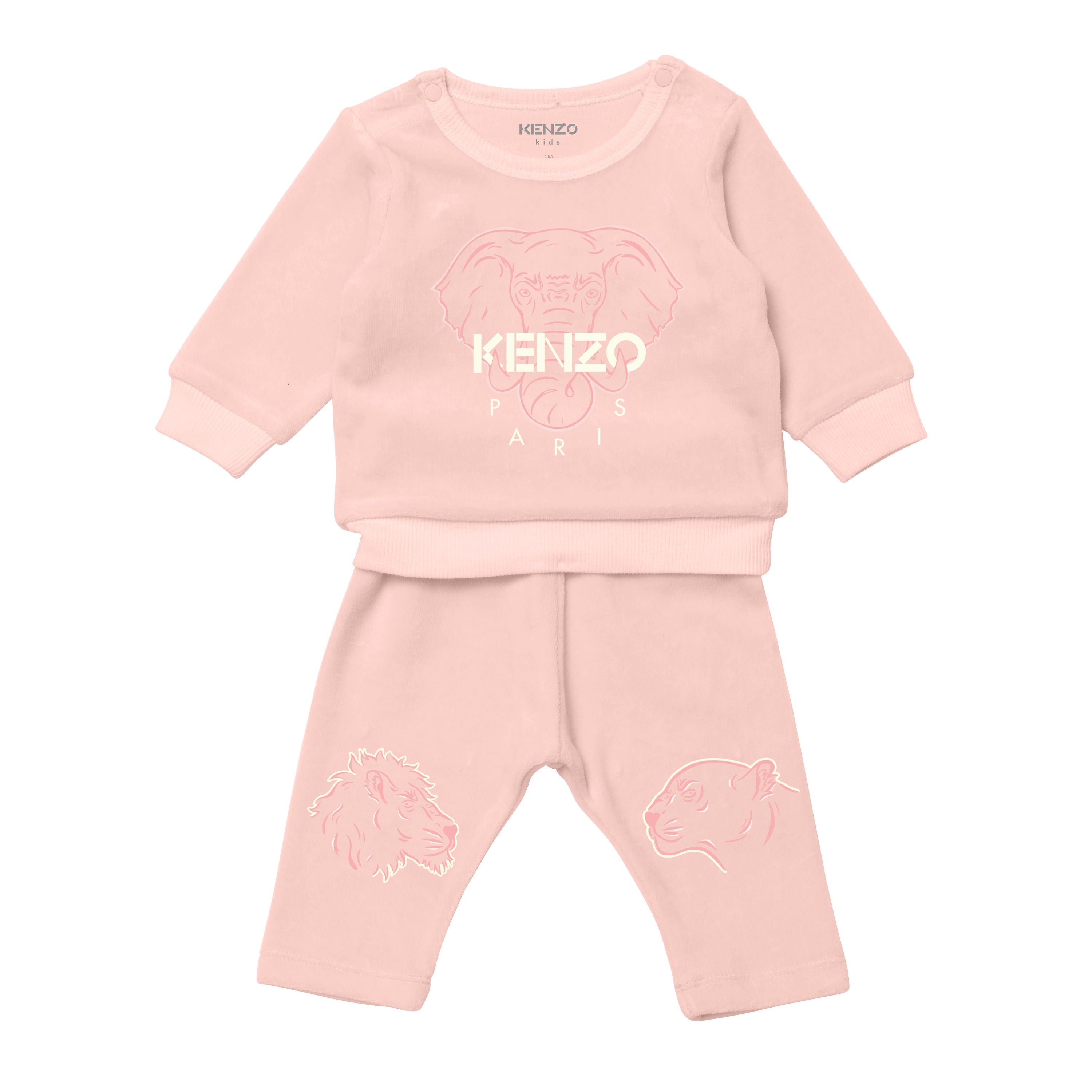 Baby Girls Pink Logo Set