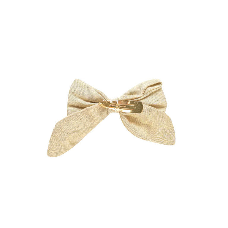 Girls Cream Bow Hair Clip