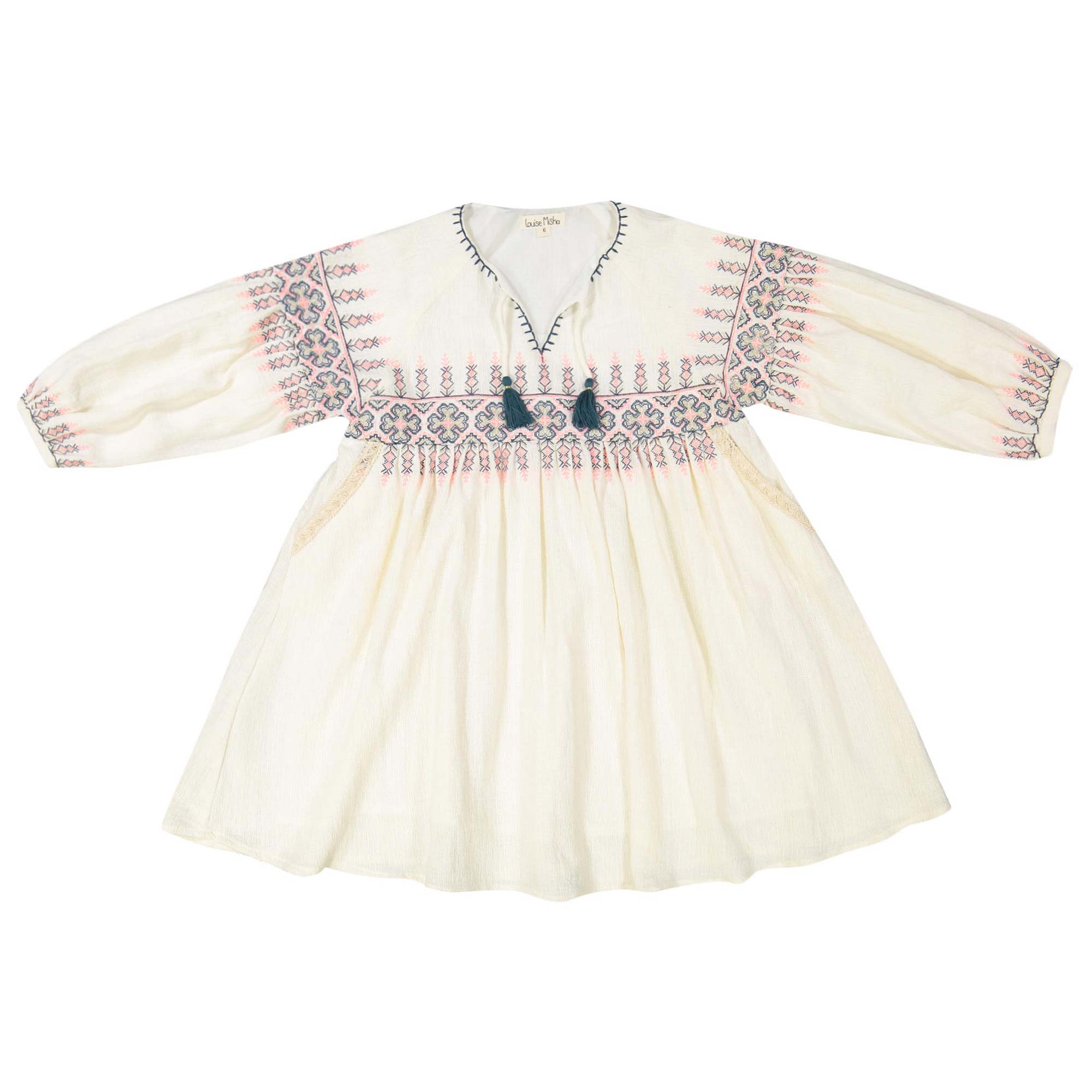 Girls Milk "Nazra" Cotton Dress