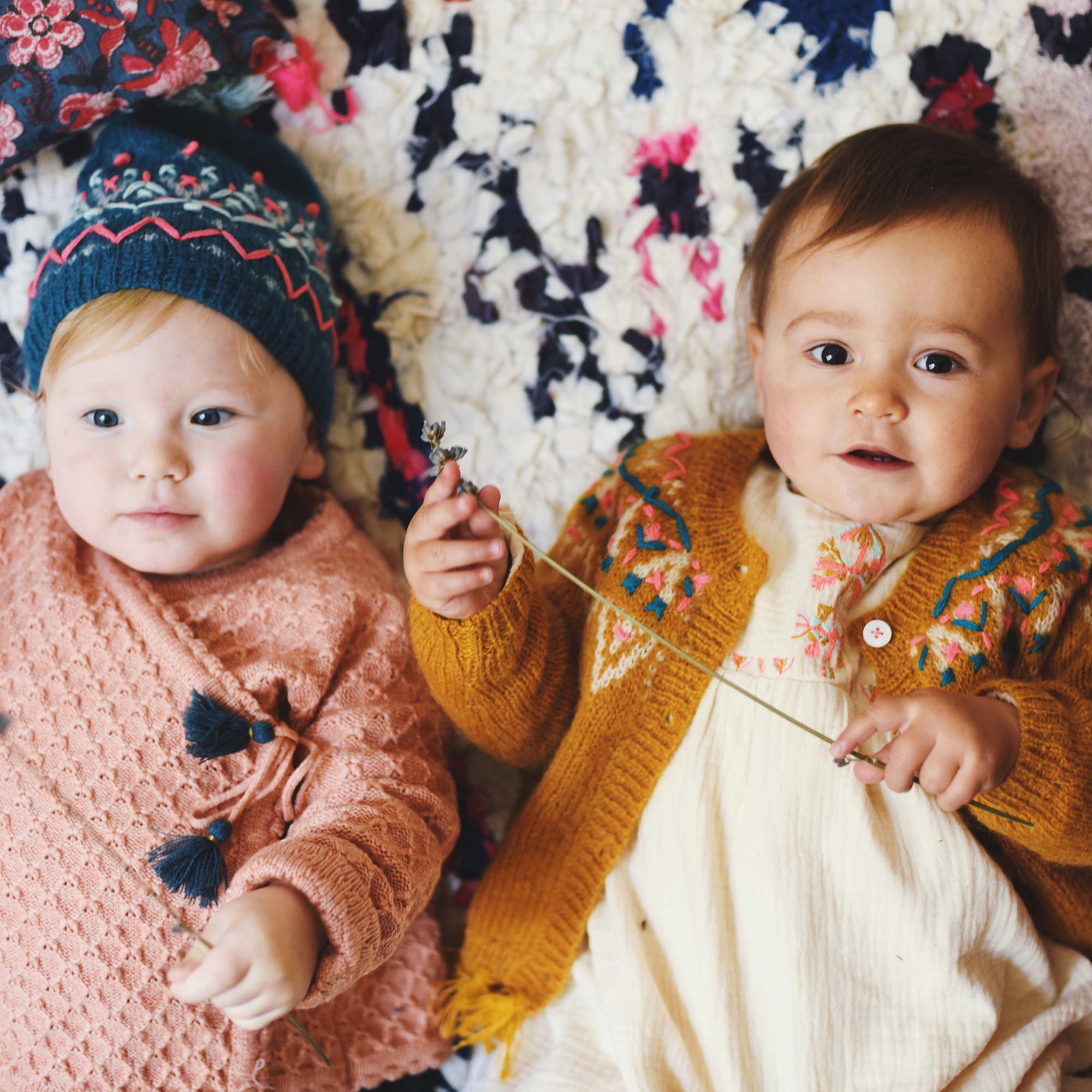 Girls Yellow "Berbere" Cardigan