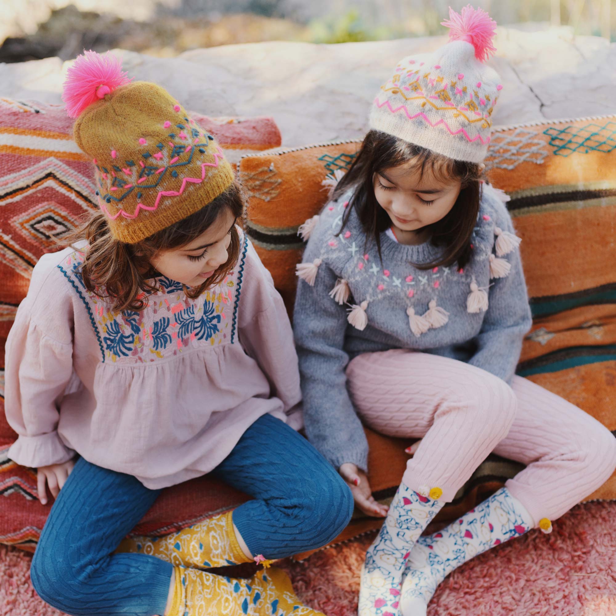 Girls Grey "Edgard" Sweater