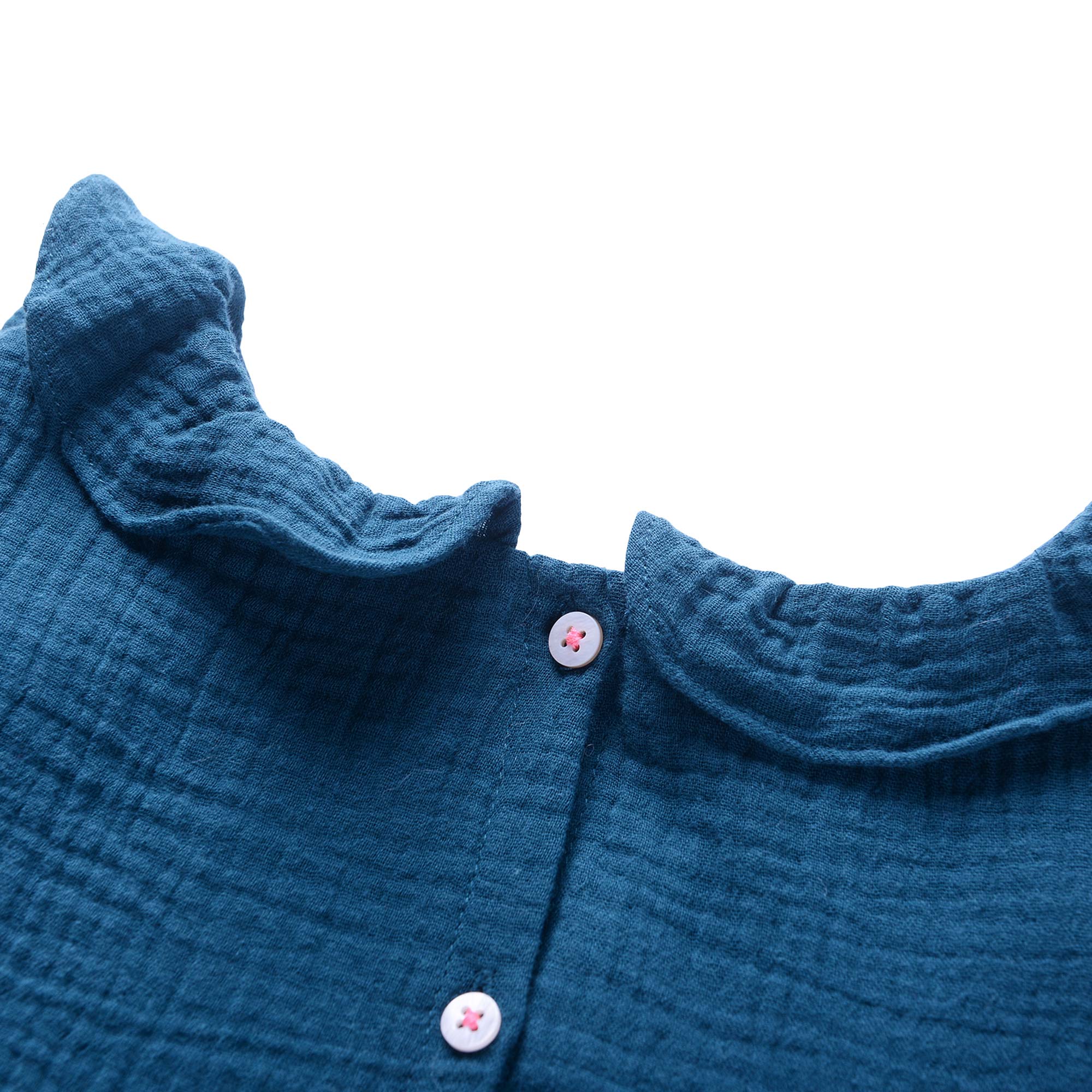 Girls Blue "Ella" Cotton Top