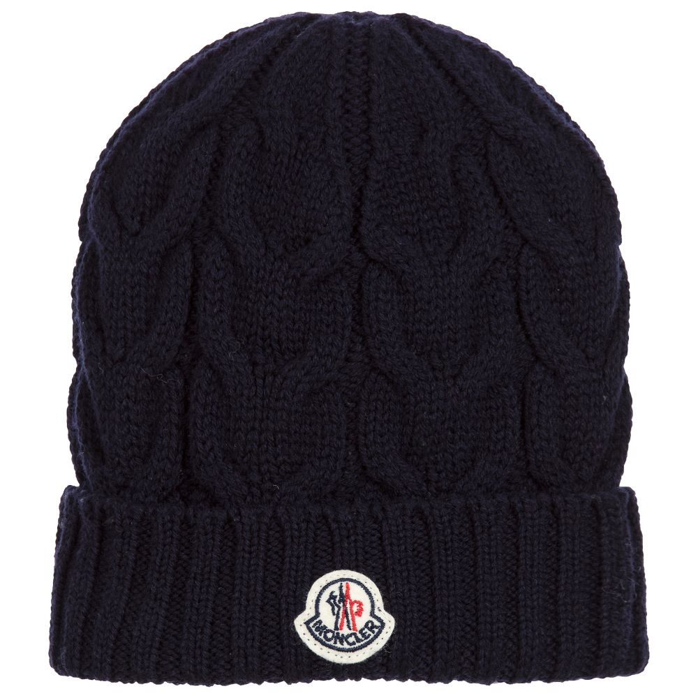Boys Black "BERRETTO" Virgin Wool Hat